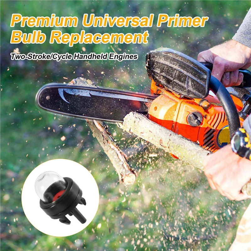 

【Flash-Deal!】4Pcs Snap In Primer Bulb Pump, Carburetor Primer Bulb Replacement Primer Bulbs Trimmer Blower