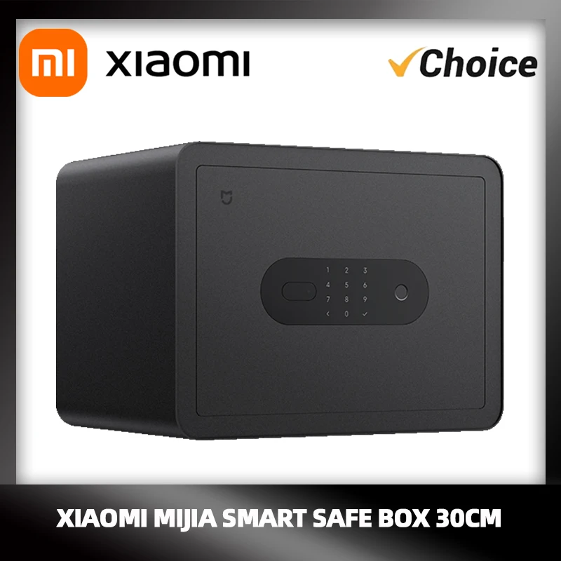 

Xiaomi Mijia Smart Safe Deposit Box 30cm Fingerprint Unlock BGX-5/X1-303 65Mn Anti-Drilling Steel Plate Vibration Warning
