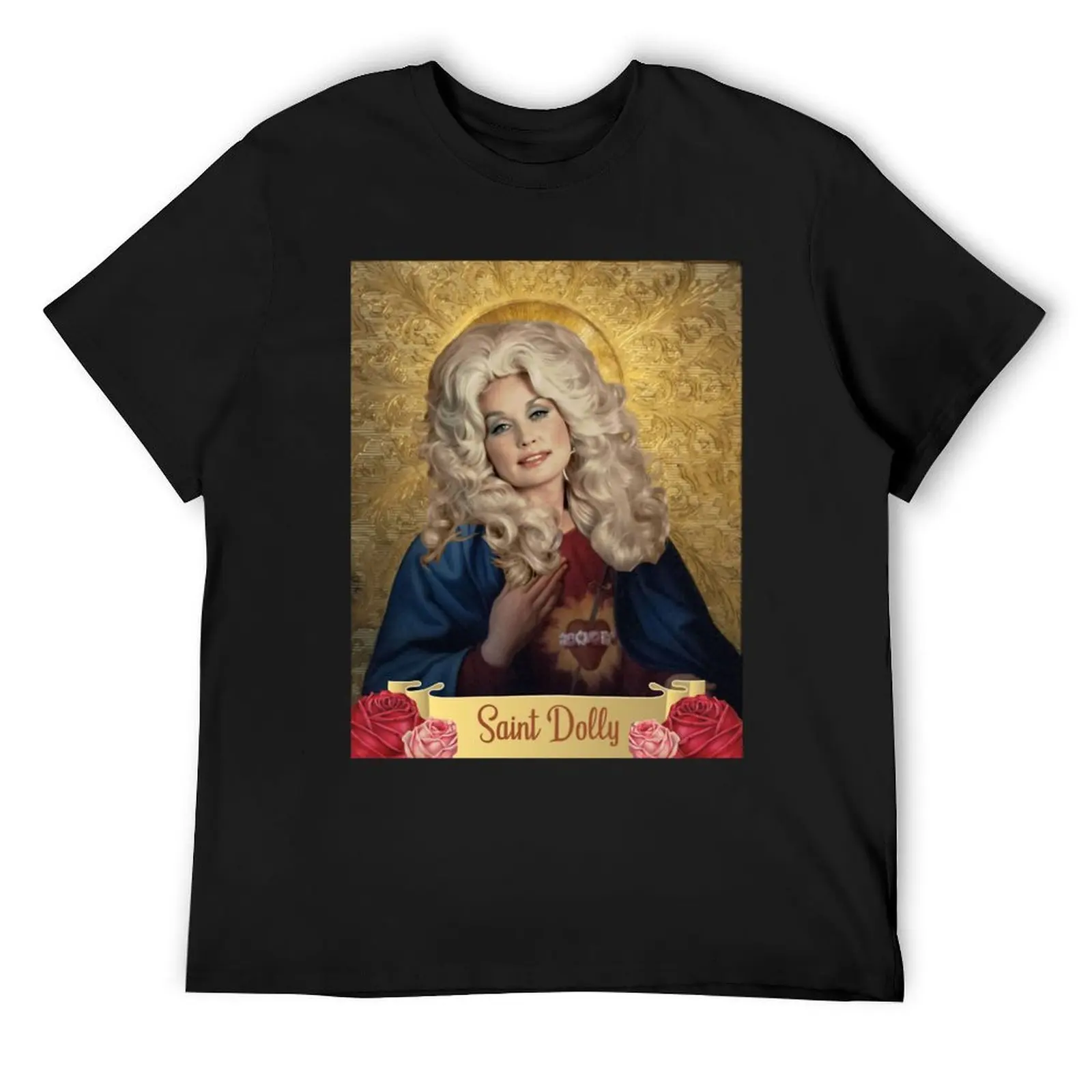 Awesome First Saint Dolly Parton Saint Dolly Cute Photographic T-Shirt quick drying designer shirts anime tshirt men tshirt