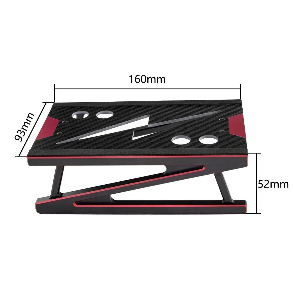 

RC Car Work Stand Aluminum Alloy on Road Touring Drift 1/8 1/10 Scale Repair Workstation Repair Station Assembly Platform