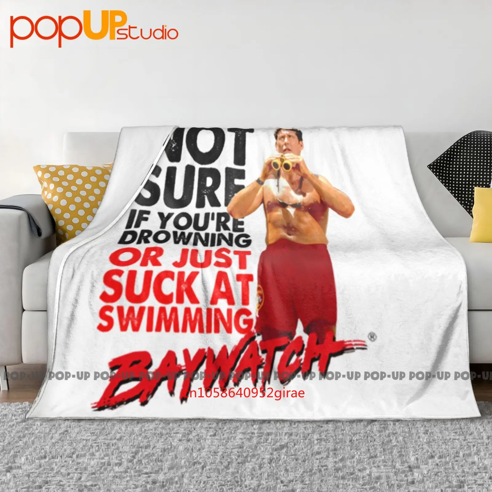 Baywatch 90'S Drama Beach Patrol Lifeguard Drowning Or Suck Ultra-Soft Blanket Quilt Winter Sofa Cover Bed Covers