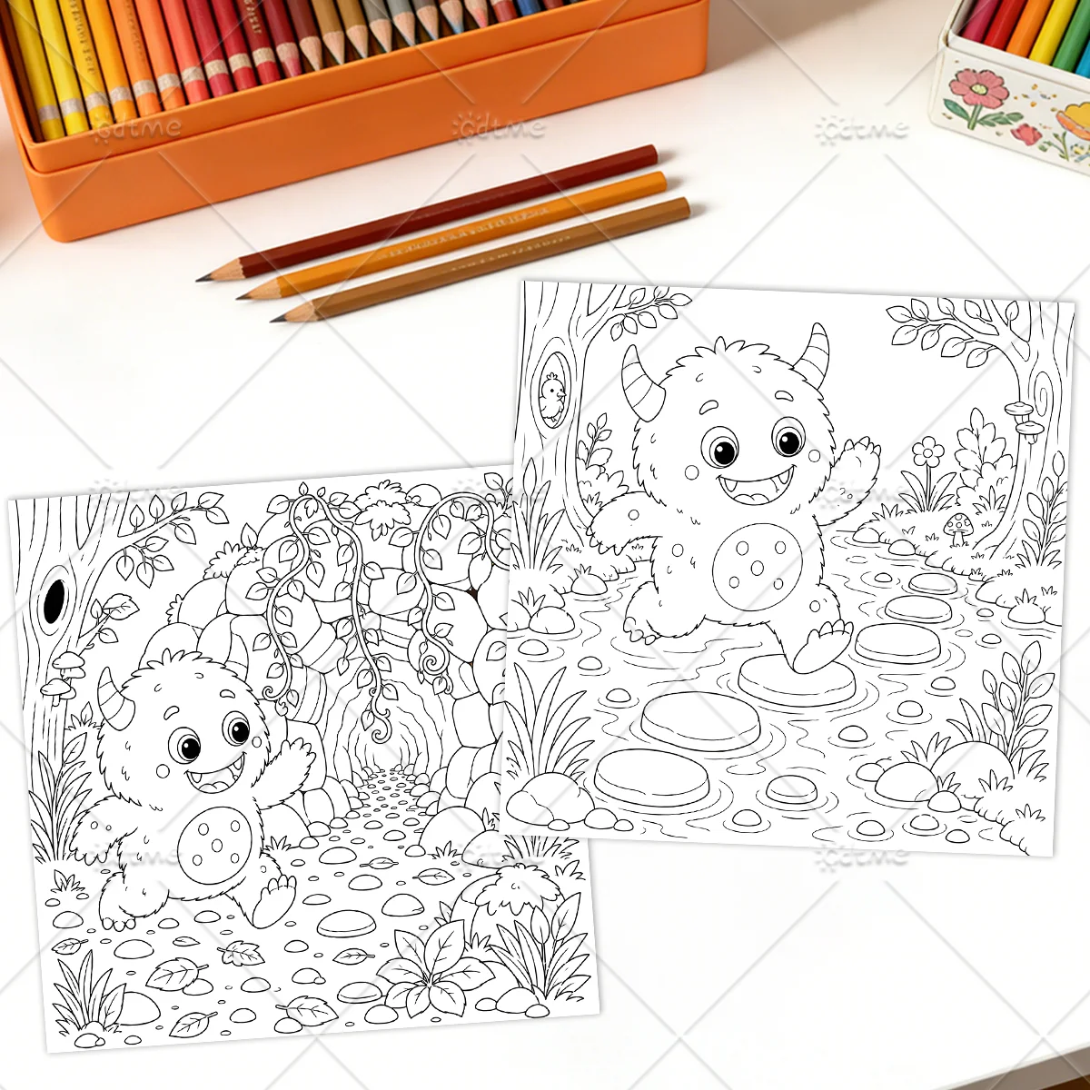 Whimsical Monster A Fantasy Re - Adult Coloring Book Stress Relief review and price
