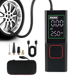 150W Tire Air Pump Tire Pressure Test 6000mAh Digital 160PSI Car Air Compressor With LED Flashlight Portable Inflator