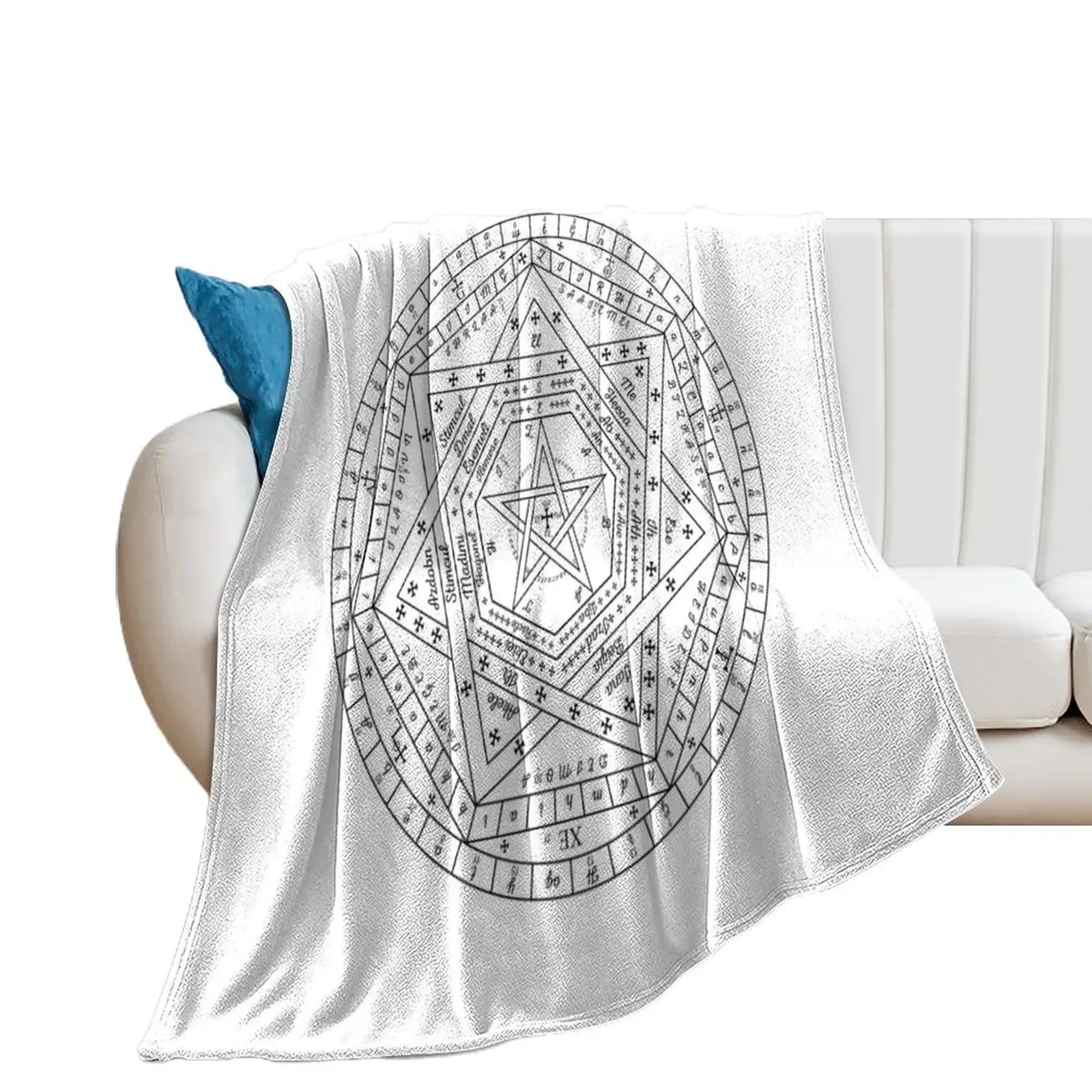 Sigillum Dei Aemeth Throw Blanket Soft For Decorative Sofa Blankets