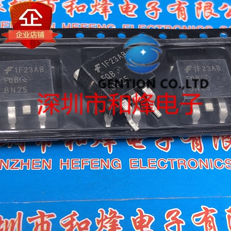 10PCS FQB8N25 Field effect transistor TO-263 8A 250V  in stock 100% new and original