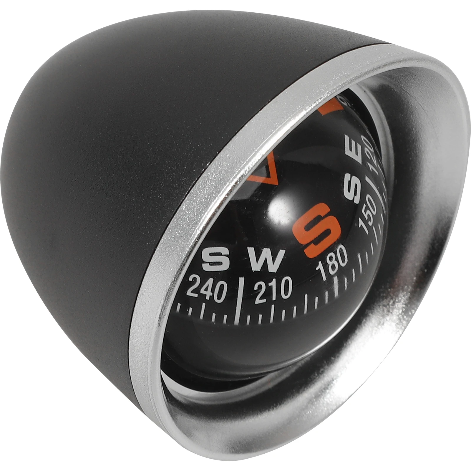 سيارة البوصلة الكرة المجال شكل السيارات لوحة القيادة لاصق جبل البوصلة أداة الملاحة لسيارة قارب شاحنة ديكور ملاحة السيارة