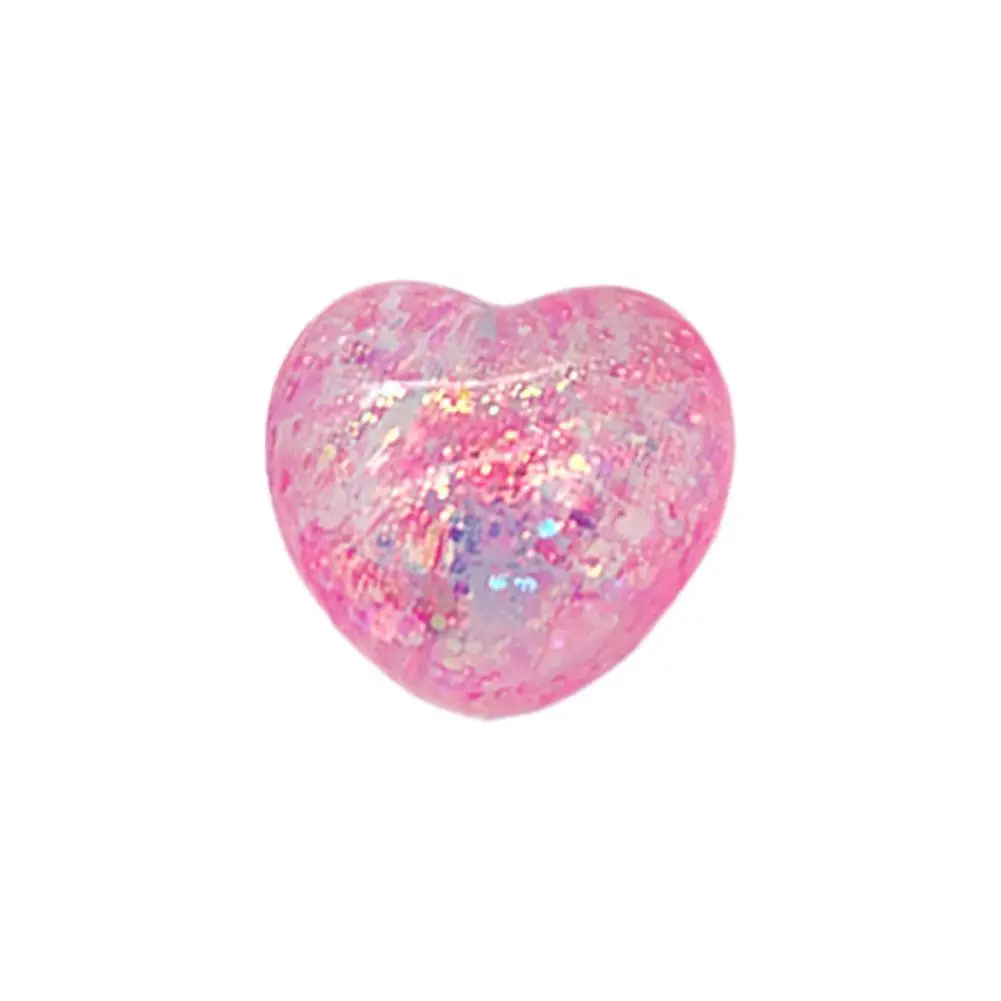 Heart Shaped Stress Relief Squeeze Toy Soft Flexible Silicone Ball Loving Heart Stress Relief Ball For Kids Adult Anti Stre N7l2