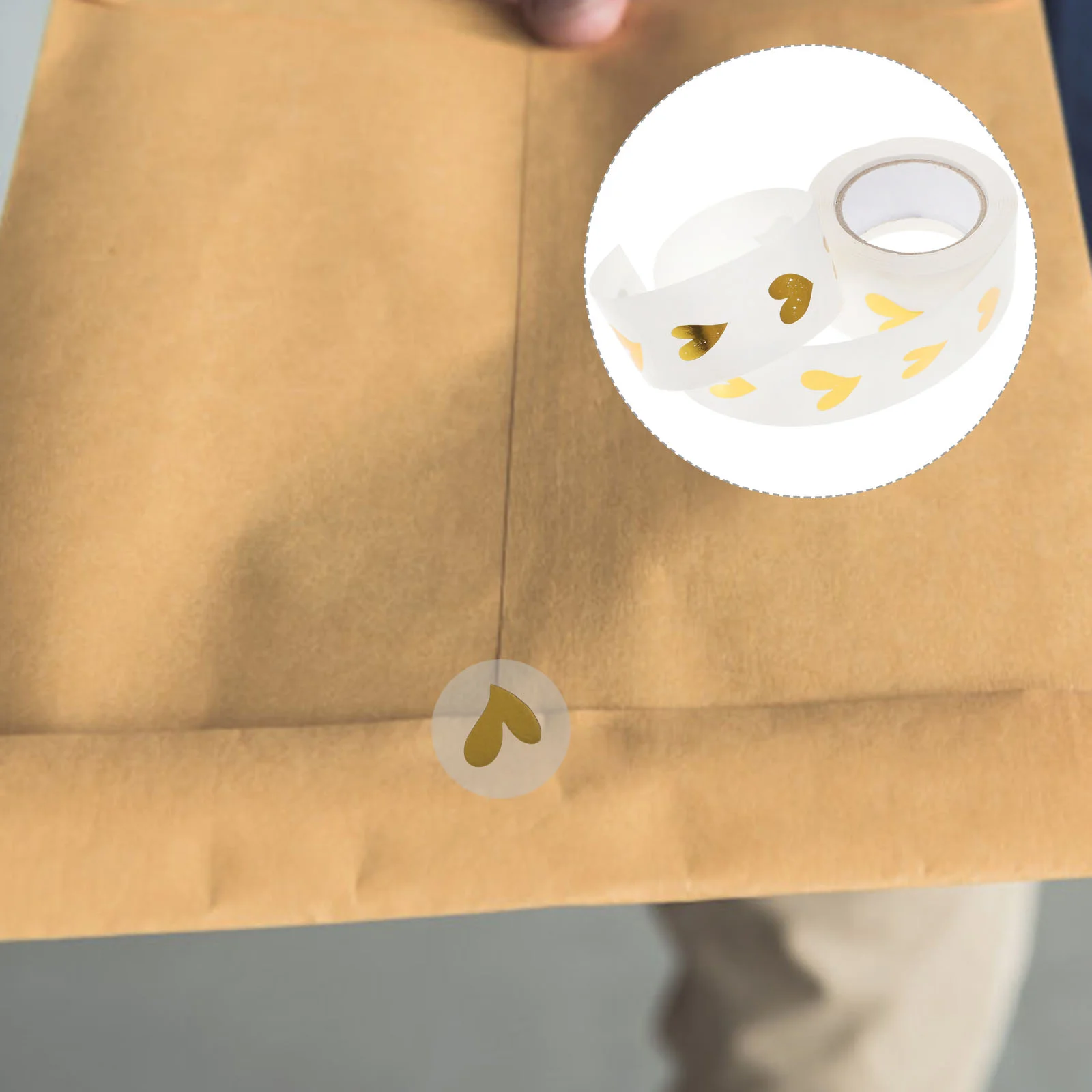 

Наклейки в виде сердца из ПВХ, 1000 шт.