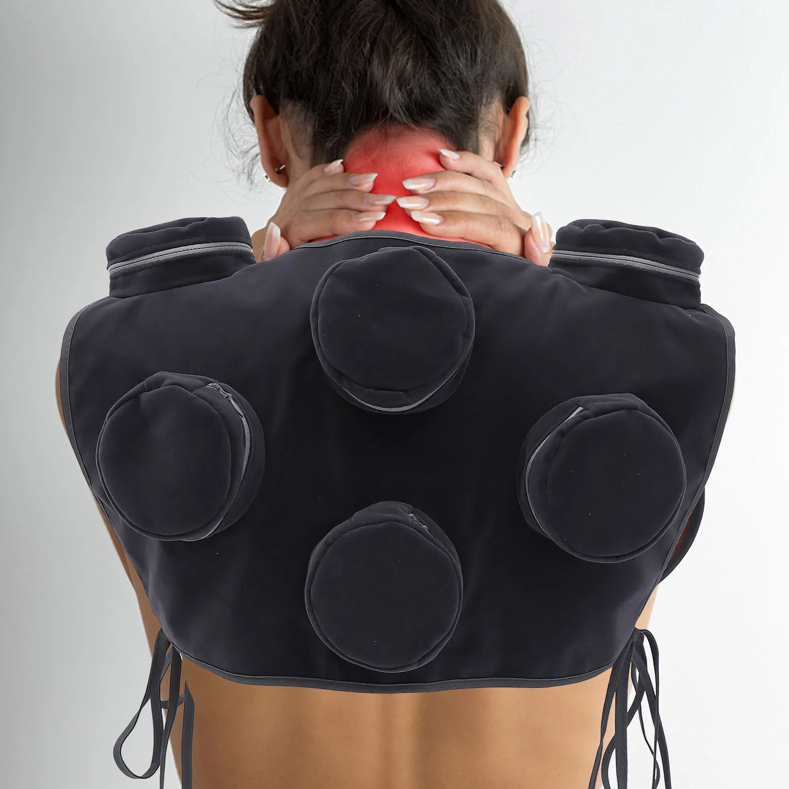 

1pc Moxibustion Clothing Moxa Box Cover Durable Lightweight Cotton Plant Velvet High Temperature Resistance Safe Home