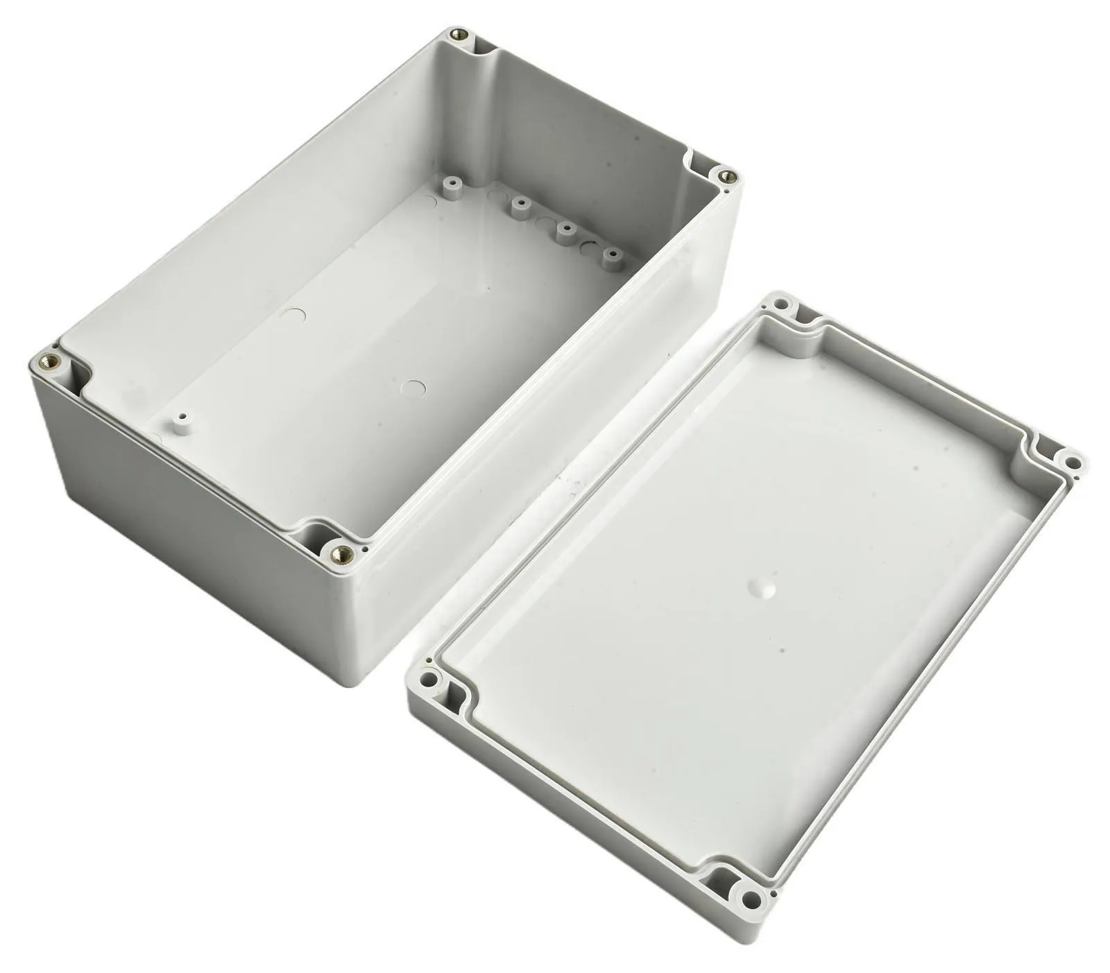 Caja de conexiones impermeable de plástico IP67, caja de proyectos electrónicos, caja de conexiones impermeable con tornillos, caja de terminales versátil