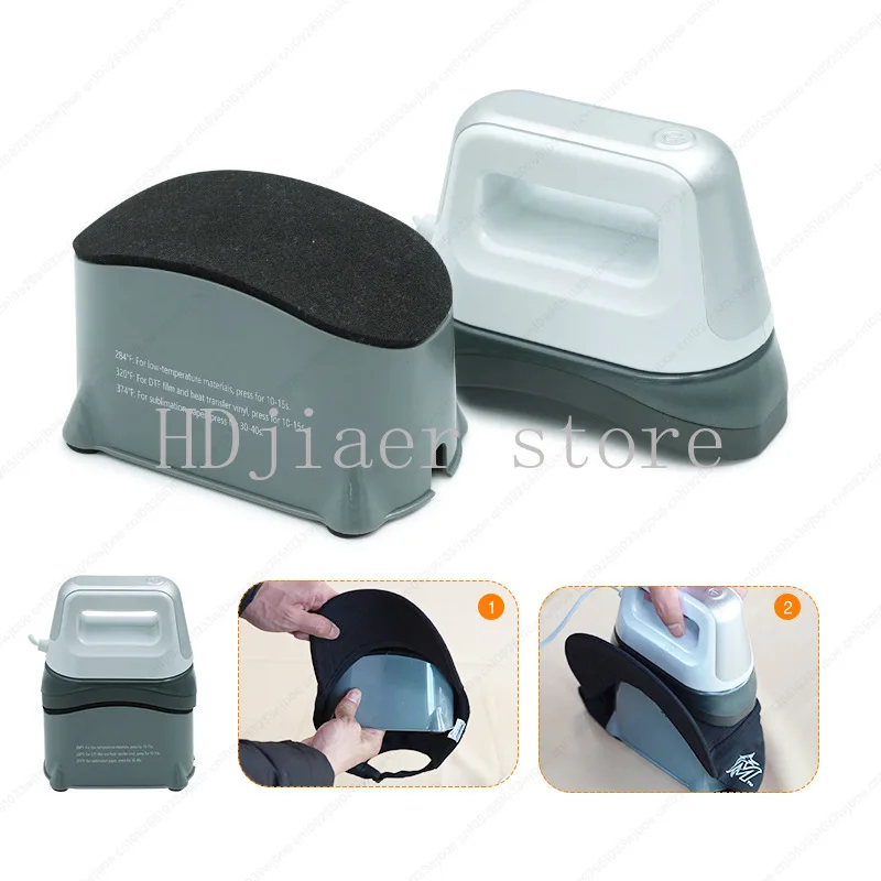 

Heat press machine new hat cap logo small hat printing machine hat baseball cap printing machine handheld