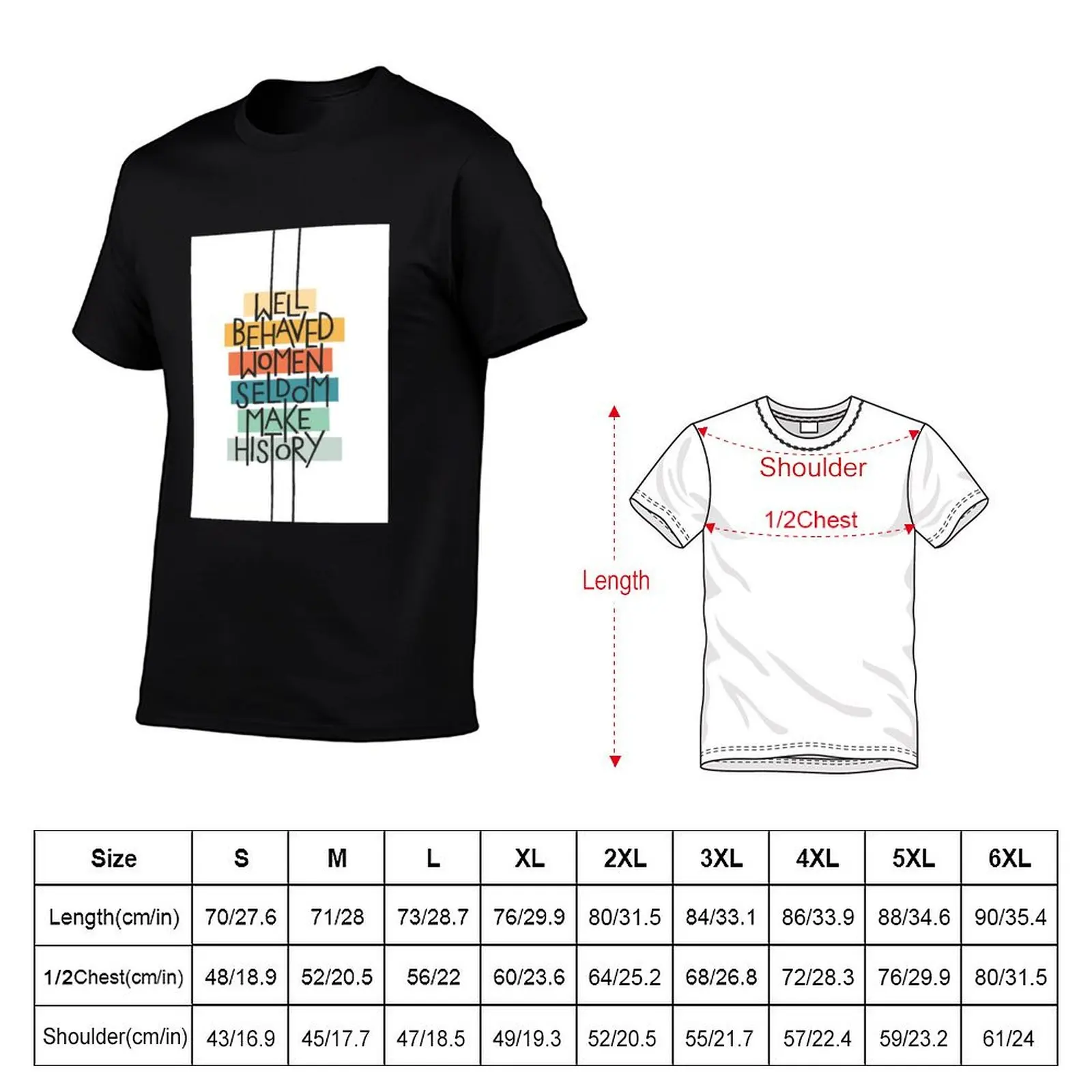 Well Behaved Women T-Shirt Casual Trendy Streetwear Tee Shirt