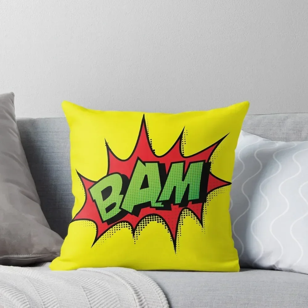 

Bam Throw Pillow Pillow Cases Decorative Cushions For Decorative Sofa Anime autumn pillowcase pillow