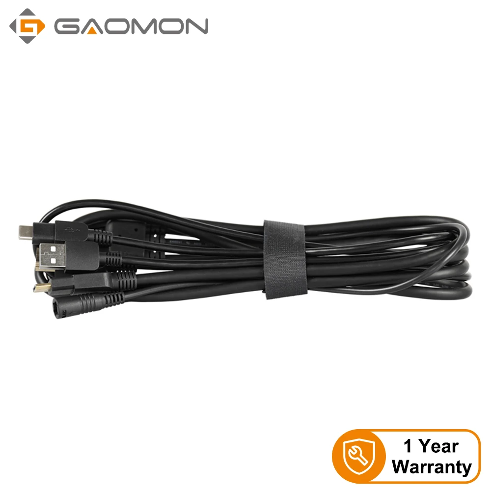 GAOMON 3-in-2 Cable HDMI USB POWER in One Cable Just For Graphics Tablet Monitor PD1560 PD1561 PD1161 1.8m Cable Length