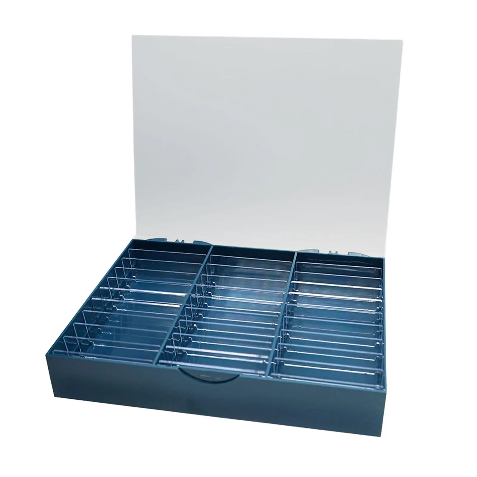 

False Nail Tips Storage Box 30 Cells Cosmetic Case Display Nail Art Decoration Container for Nail Salon Home Use Nail False