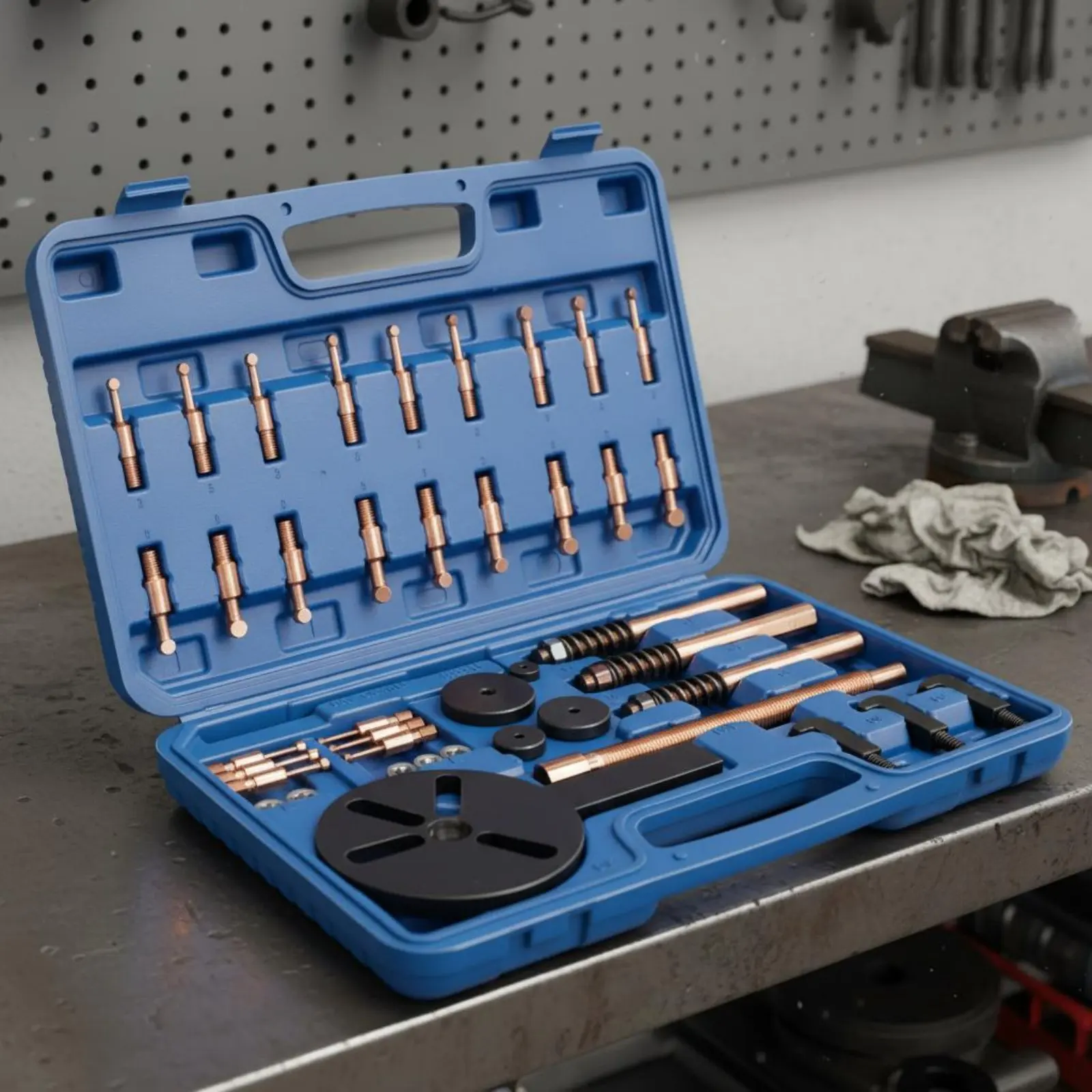 3-Jaw Bearing Puller Set Multi-Purpose Internal Bearing Puller Kit Easy to Use Portable Case for Mechanics, Garage