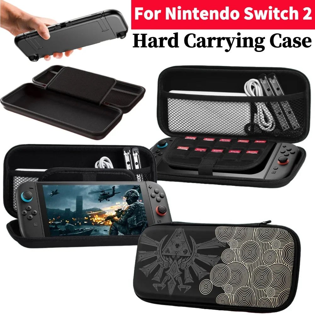 Funda protectora de transporte para Nintendo Switch 2, bolsa protectora antiarañazos, bolsa de almacenamiento de viaje para consola Switch 2 Joy-Con