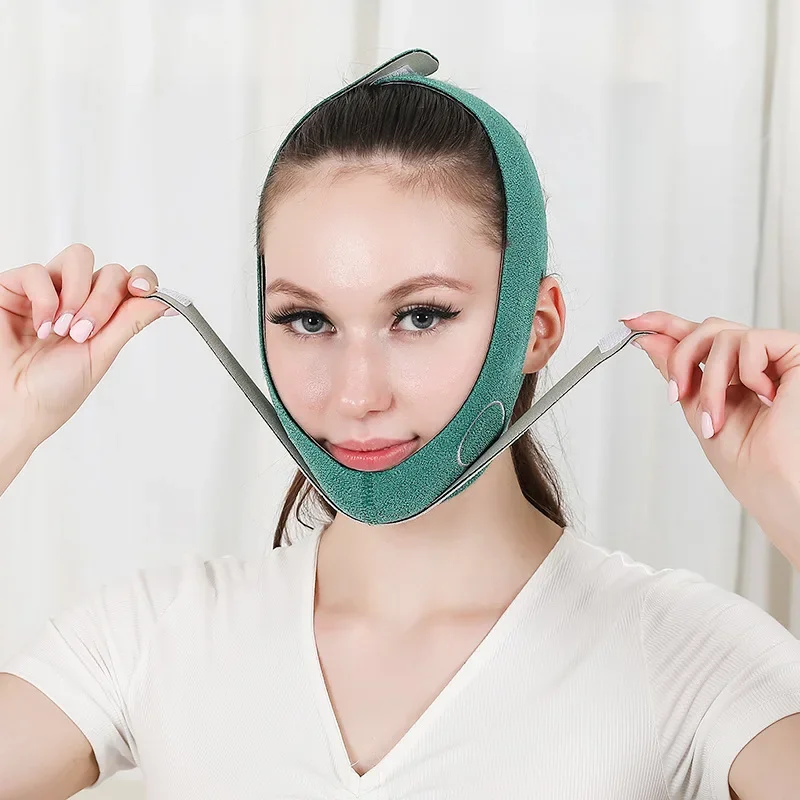 Seeyouth V-Shape Face Mask with Breathable Porous Skin Tightening Jawline Sleeping Mask for Facial Slimming and Beauty Health