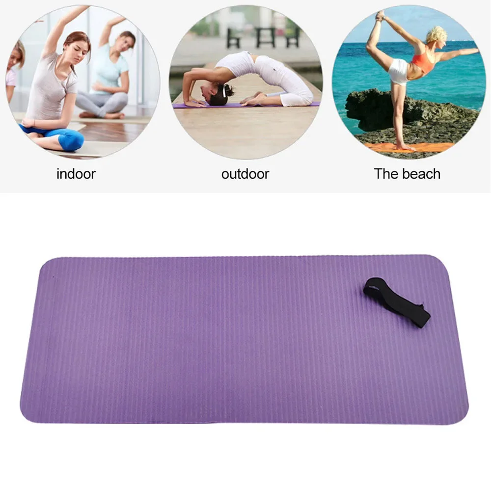 15MM NBR Yoga Mats Fitness Pilates Abdominal Roller Pad Plank Antislip Mats Elbow Guard Knee Protection Exercise Yoga Equipment