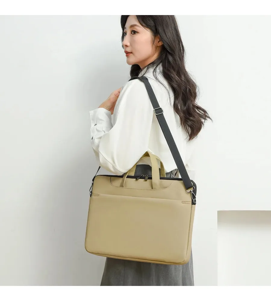 Multi-size Compatible Laptop Tote Fits 13 to 15.6-inch Devices for Office School and Professional Use