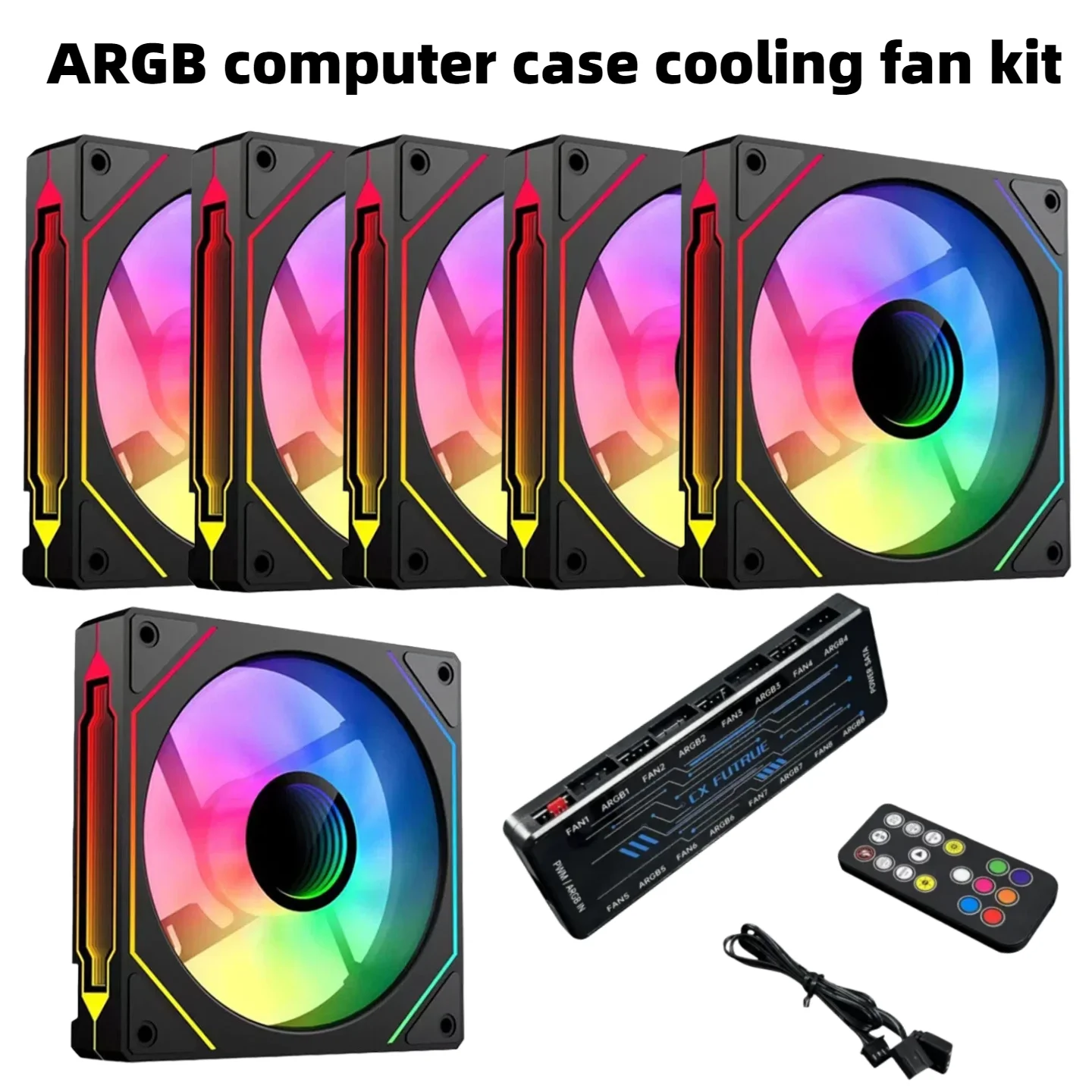 6-Piece Argb Case F…