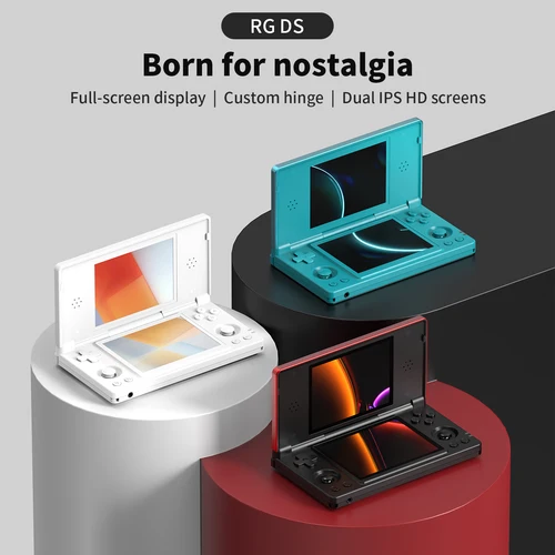 Imagen 2 del producto Consola de juegos portátil Anbernic RG DS, preventa, pantalla Dual IPS de 4 "", reproductor de videojuegos con tapa Android, compatible con transmisión Wifi RixelHK