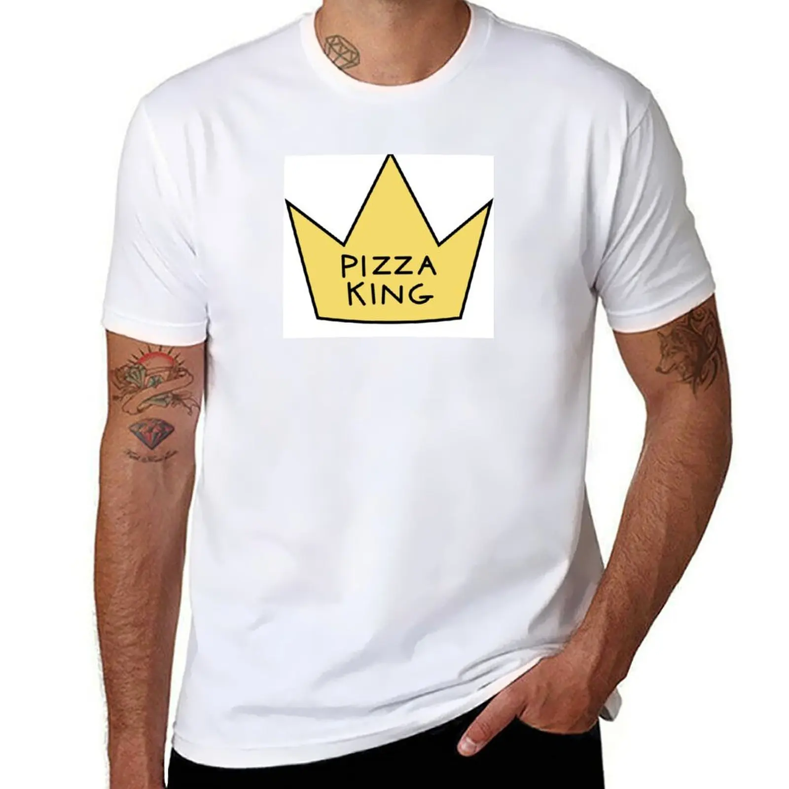 

Pizza King T-Shirt man t shirts high quality luxury brand men t shirt cotton 100% man t shirt designer T-Shirt