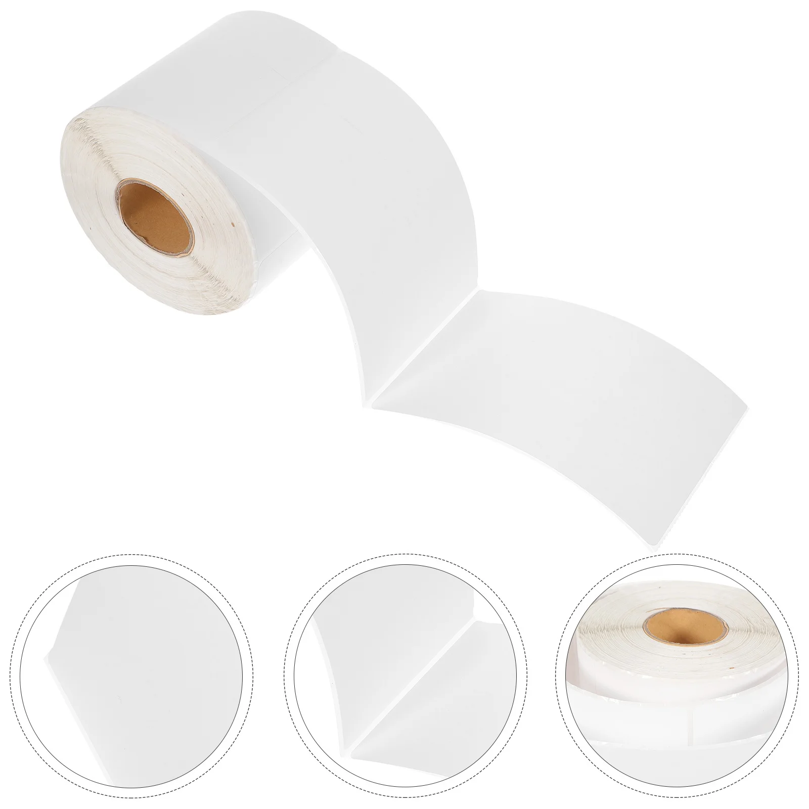 1 لفة ملصق حراري قابل للطباعة ملصقات بريدية كبيرة فارغة ورق لاصق ذاتي لعلامات أسعار عنوان الطابعة #5