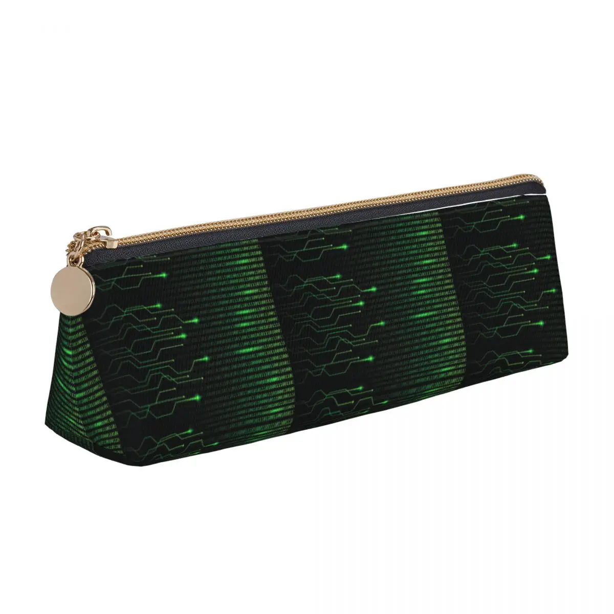 Binary Code Inside And Lightweight Fleece Pencil Case for Students School Big Capacity Pen Box Pencil Bag  Pen Holder Bag