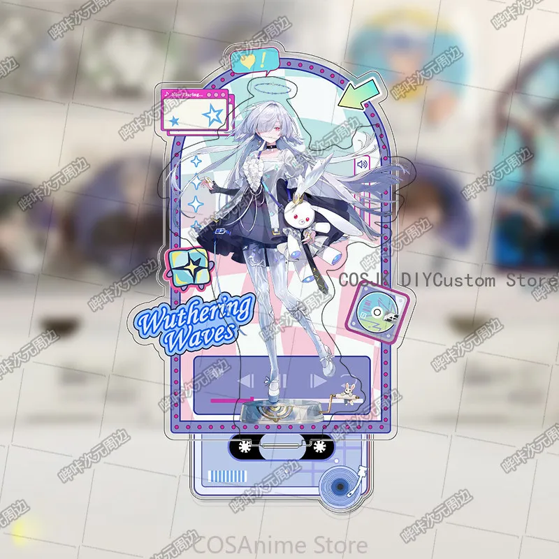 

Wuthering Waves Double Plug Standing Sign Mornye CHISA Aemeath LYNAE Anime Acrylic Model Desktop Ornament Decoration Gift