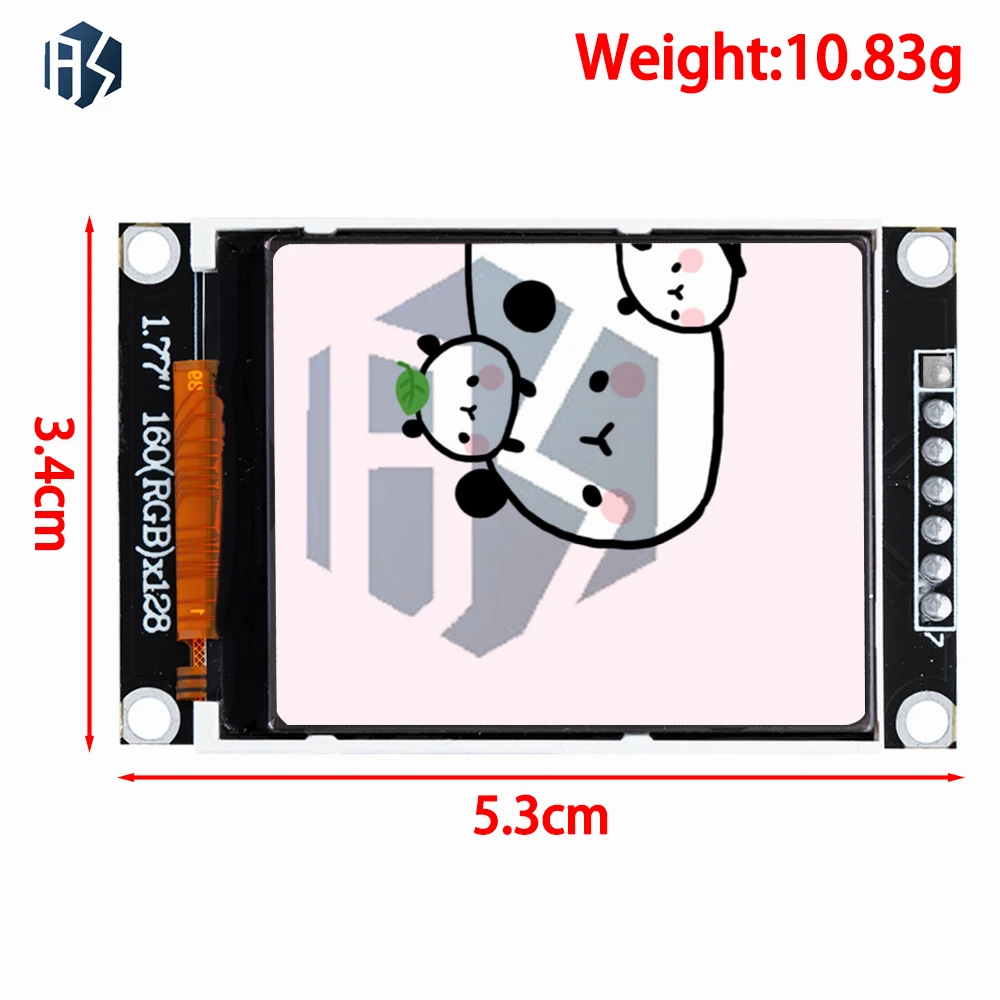 Módulo de exibição colorida TFT LCD de 1,44/1,77/2,0/2,4/2,8 polegadas - Interface SPI com driver ST7735/ILI9225/ILI9341, resoluções 128x128