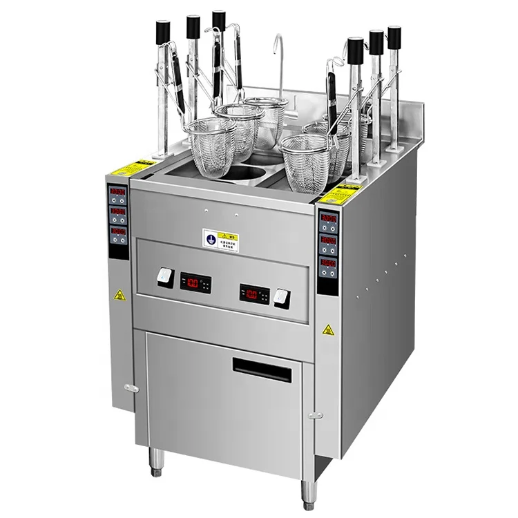 6 Baskets 9 Baskets Full Auto Dumpling Electronic Cooking Machine Commercial Pasta Cooker Noodle Cooker Noodle Cooker view 2