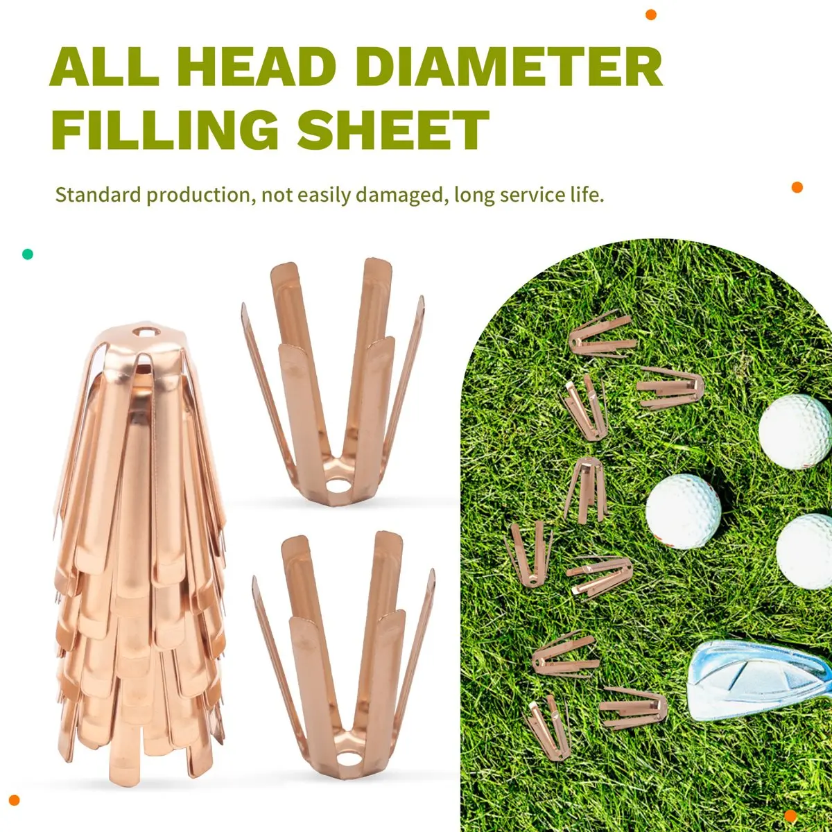 

Спортивные аксессуары: 50 шт. латунных прокладок-адаптеров для гольф-шафтов .335, .350, .355, .370