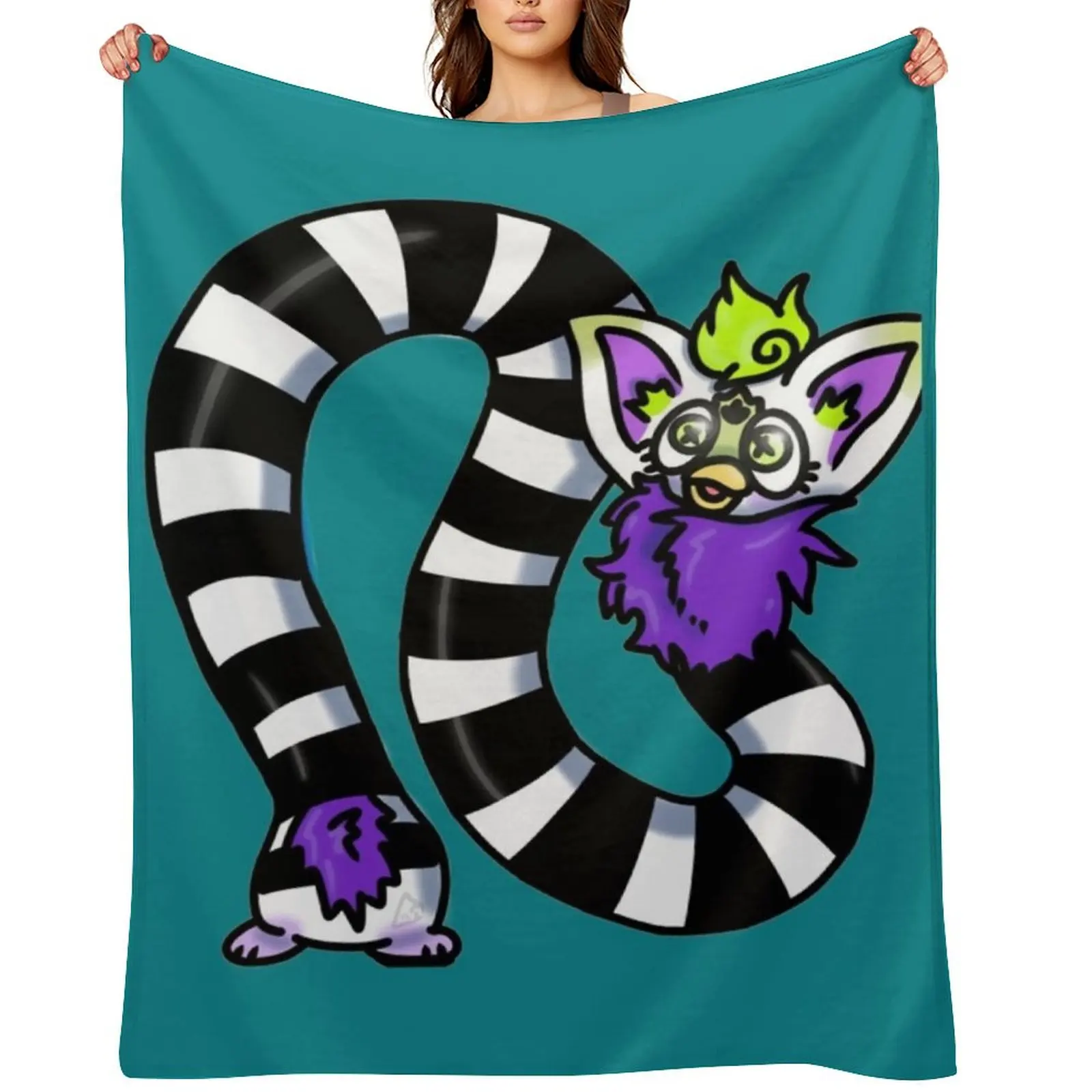

Furbyjuice! Furbyjuice! Furbyjuice! Throw Blanket manga Weighted warm for winter Bed Blankets