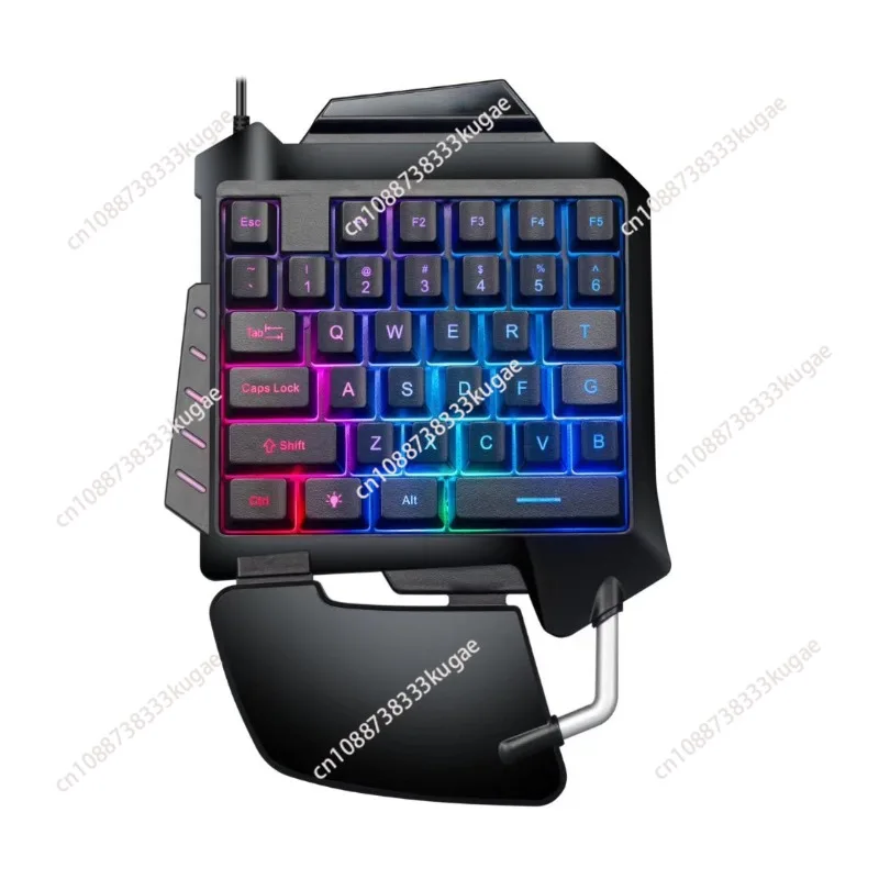 One-handed keyboard mobile game luminous mechanical feel game keyboard keypad