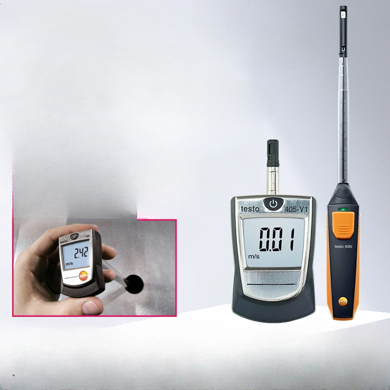 

405i/405V1 Thermistic Anemometer Hotline Handheld High Precision Air Volume Measuring Instrument Bluetooth