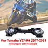Fit für yamaha YZF-R6 2013-2017 Motorrad Front scheinwerfer Scheinwerfer Scheinwerfer Scheinwerfer Baugruppe yzf-r6 2017 2023 1