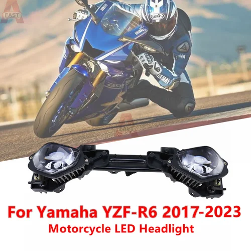 Fit für yamaha YZF-R6 2013-2017 Motorrad Front scheinwerfer Scheinwerfer Scheinwerfer Scheinwerfer Baugruppe yzf-r6 2017 2023