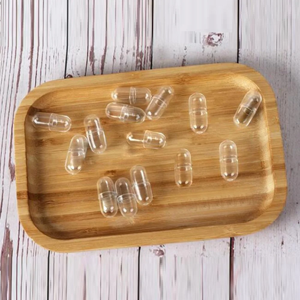 Mini Clear Plastic Bottles Cylinder Empty Vials Portable Cute Subpackage Tins