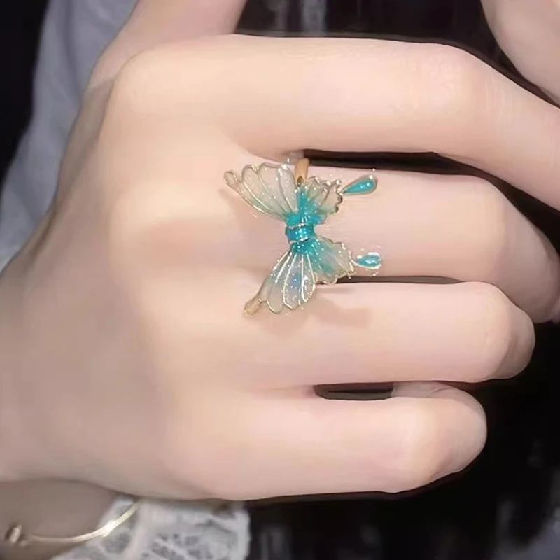 

Новый браслет-бабочка в китайском стиле с аксессуарами для открытой руки, роскошные и нишевые аксессуары