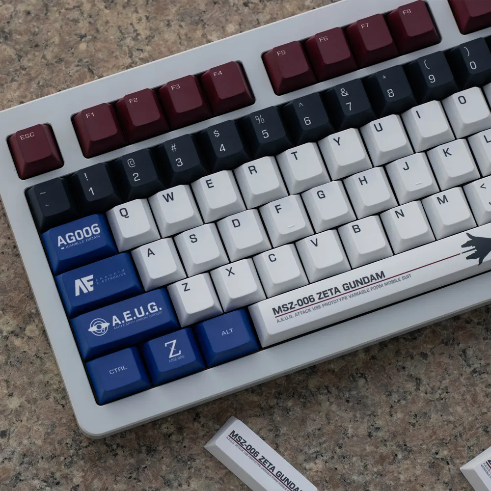 PBT 143 Keys Custom Keycap Cherry Profile 1.5mm Thick DYE Sub Full Sets For GH60 GK61 64 68 75 82 87 96 104 Mechanical Keyboard