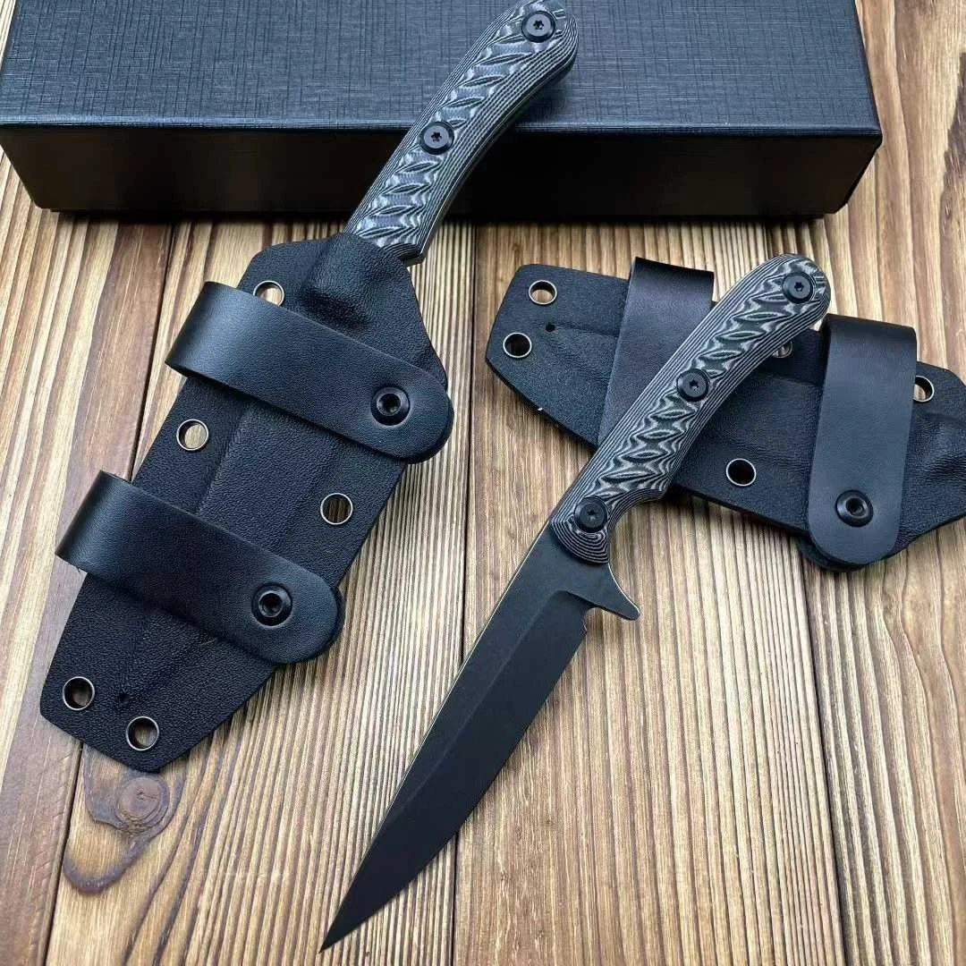 

EDC Outdoor Straight Knife 7Cr13Mov Adventure Backpacking Fishing Portable Holiday Gifts Multi-function