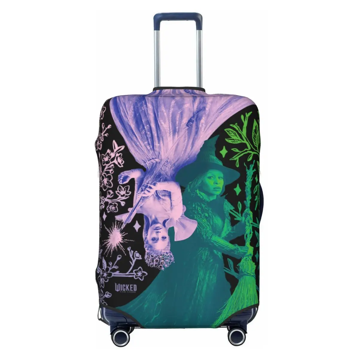 

Wicked Musical Movie Glinda Poster Suitcase Cover Cruise Trip Holiday Practical Luggage Supplies Protector