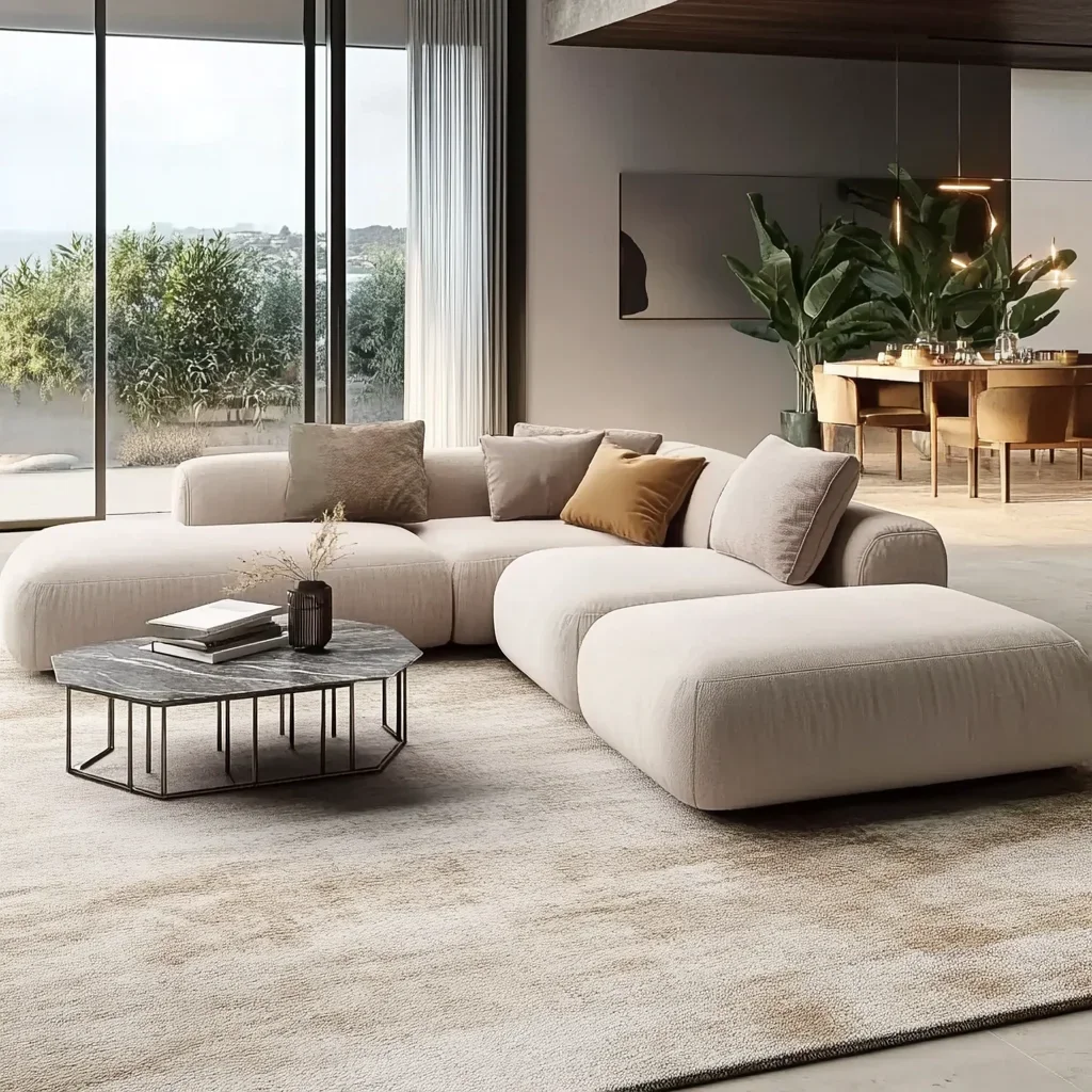 وحدات الاقسام أريكة مزيج أريكة الزاوية مع كرسي للتحويل المخملية منجد أريكة غرفة المعيشة مجموعة