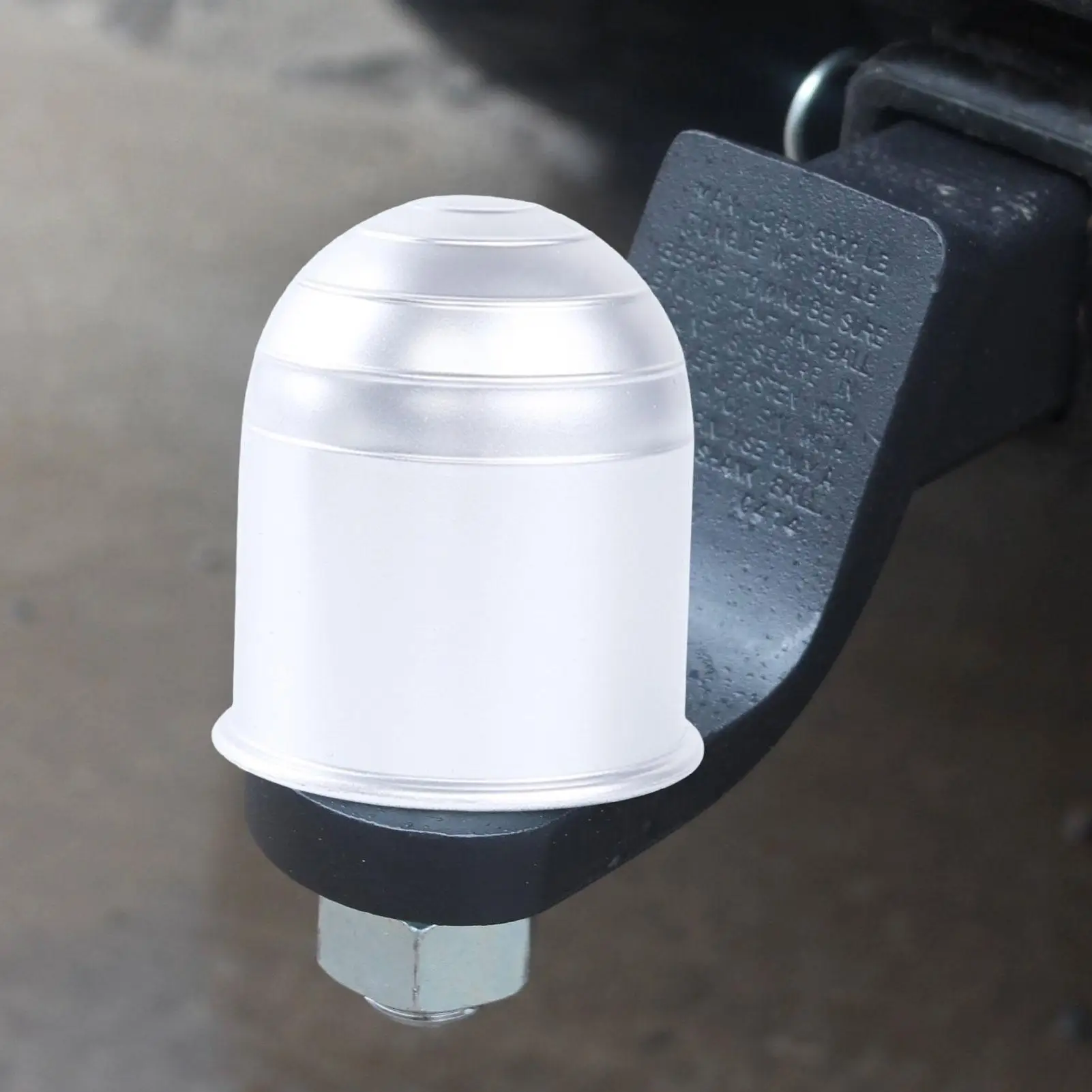 Universal 50MM Trailer Accessories Black Silver Trailer Ball Cover Universal Hitch Caravans Towball Protector for Car Trailer RV