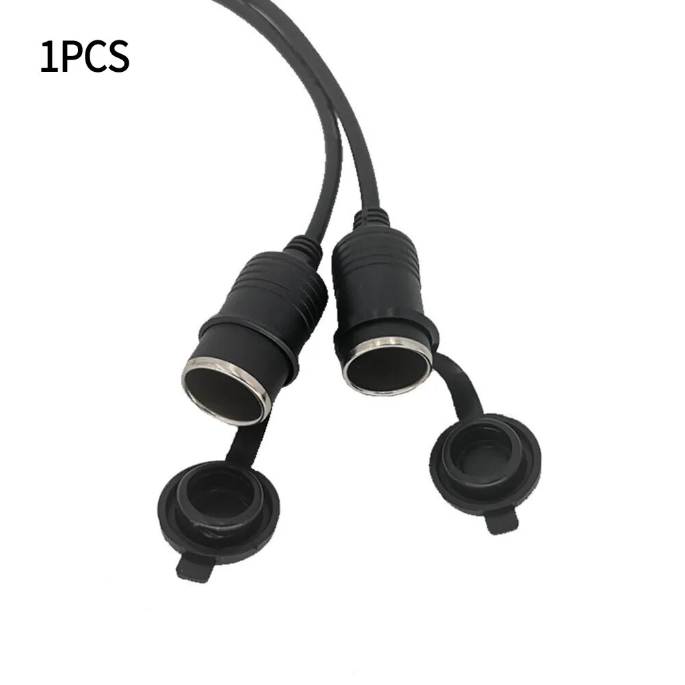 1PCS 50A To Dual 16A Female Socket Adapter Grey For Caravan Camping Trailer 12V 24V Light Power Connector