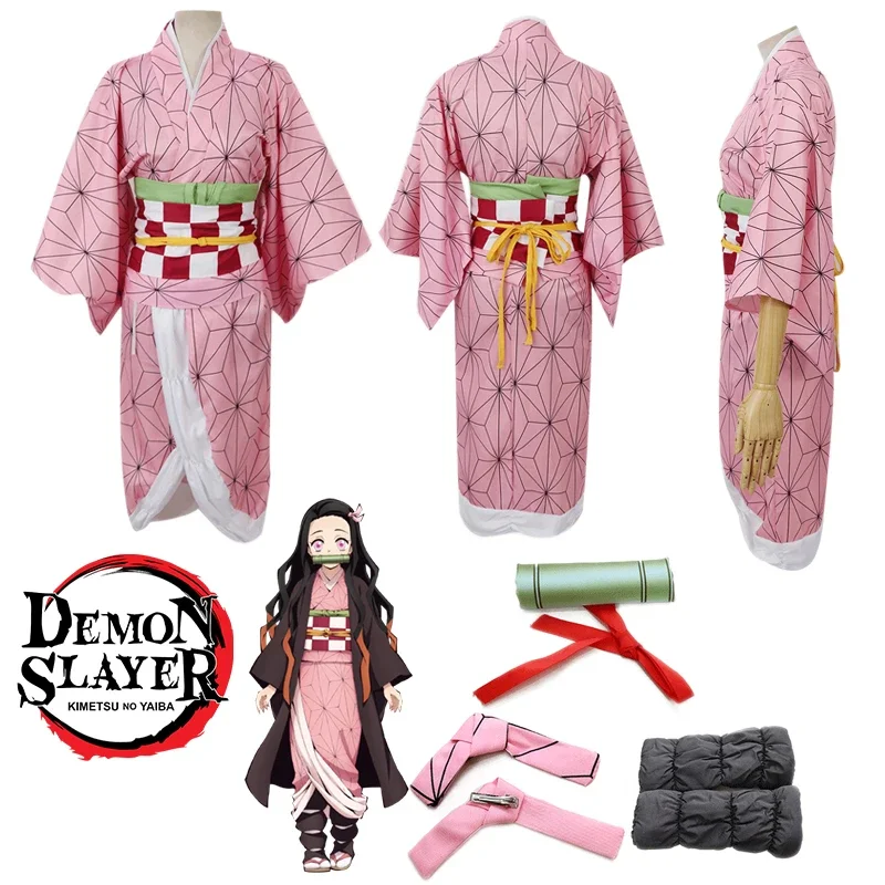 

Kimetsu No Yaiba Adult Kids Cosplay Costume Halloween Carnival Gorgeous Funny Costume Kids Wear