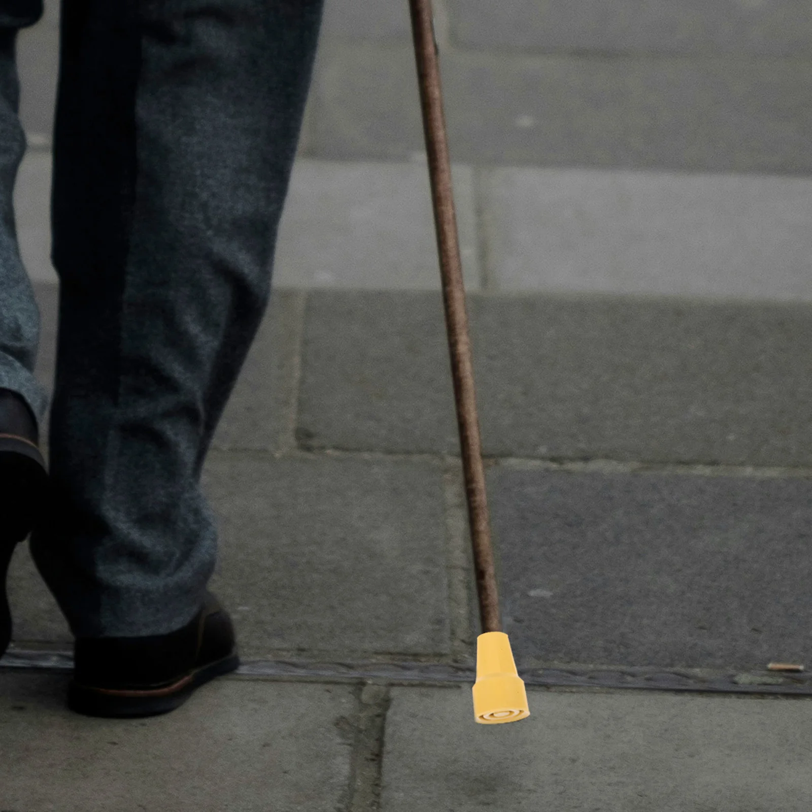 

4 Pcs Cane Feet Hiking Pole Protector Trekking Tips Replacement Protectors Foot Cover Blind Walking