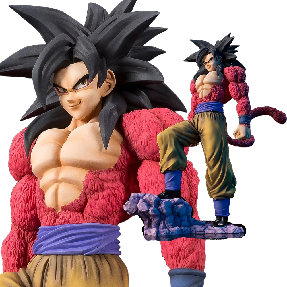 28 CM Anime Dragon Ball GT Son Goku Super Saiyajin 4 Stehende Modell Spielzeug Geschenk Sammlung Action Figure PVC Puppe ornament SSJ4