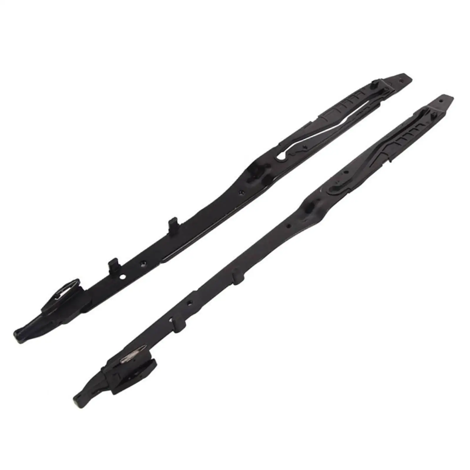 2Pcs Sunroof Track Black Sunroof Guide Rails for Ford F150 F250 F-450 Easy Installation